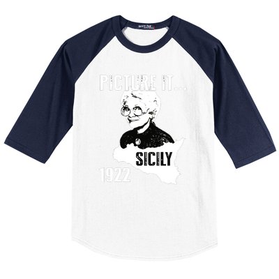 Picture It Sicily 1922 Golden Girl Baseball Sleeve Shirt