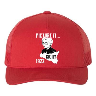 Picture It Sicily 1922 Golden Girl Yupoong Adult 5-Panel Trucker Hat