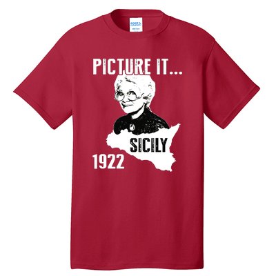 Picture It Sicily 1922 Golden Girl Tall T-Shirt