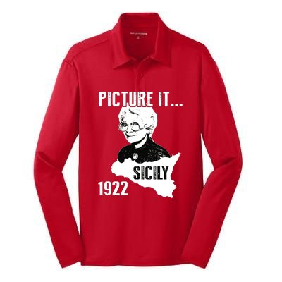 Picture It Sicily 1922 Golden Girl Silk Touch Performance Long Sleeve Polo