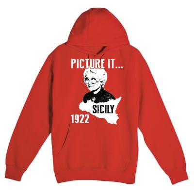 Picture It Sicily 1922 Golden Girl Premium Pullover Hoodie