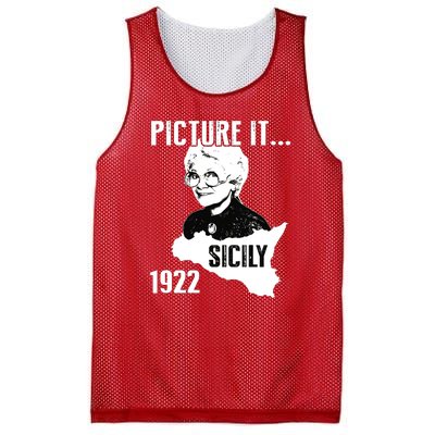 Picture It Sicily 1922 Golden Girl Mesh Reversible Basketball Jersey Tank