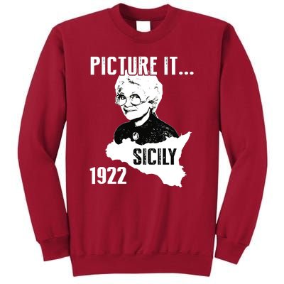 Picture It Sicily 1922 Golden Girl Tall Sweatshirt