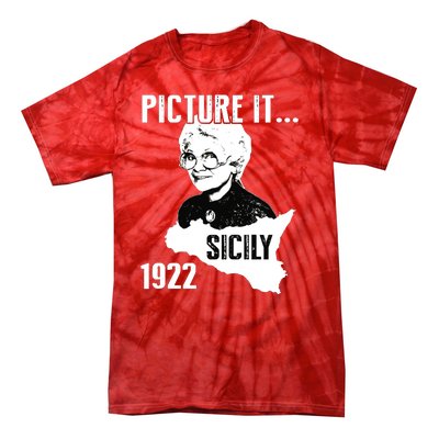 Picture It Sicily 1922 Golden Girl Tie-Dye T-Shirt