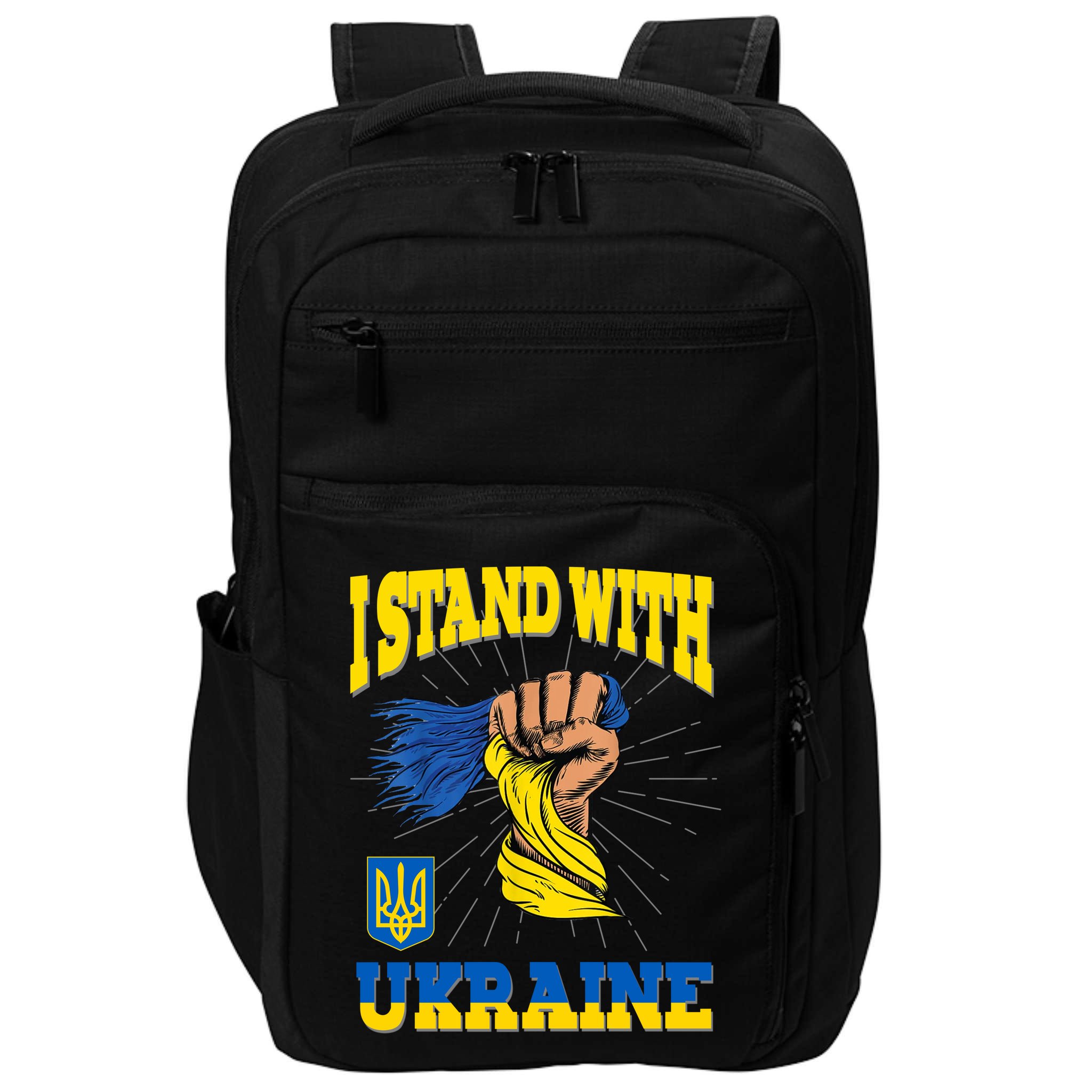Powerful I Stand With Ukraine Impact Tech Backpack