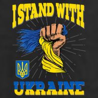 Powerful I Stand With Ukraine Adult Drive Performance Visor