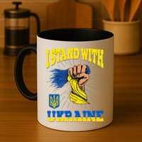 Powerful I Stand With Ukraine Mug