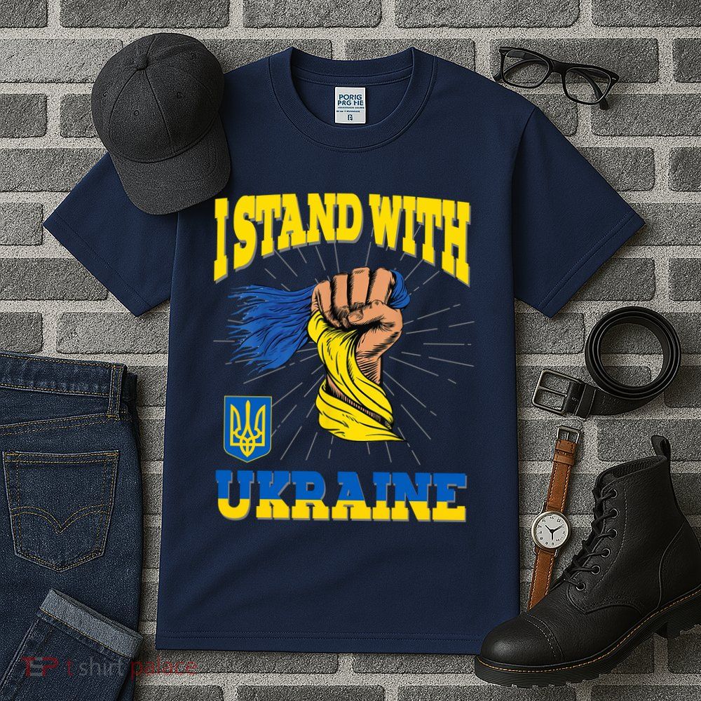 Powerful I Stand With Ukraine Tall T-Shirt