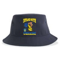 Powerful I Stand With Ukraine Sustainable Bucket Hat