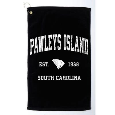 Pawleys Island South Carolina Sc Vintage Athletic Sports Golf Towel
