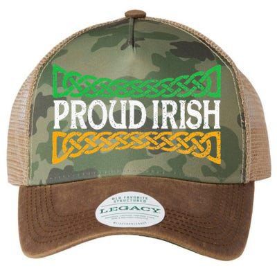 Proud Irish St. Patrick's Day Colorful Celtic Pride Legacy Tie Dye Trucker Hat