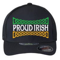 Proud Irish St. Patrick's Day Colorful Celtic Pride Flexfit Unipanel Trucker Cap