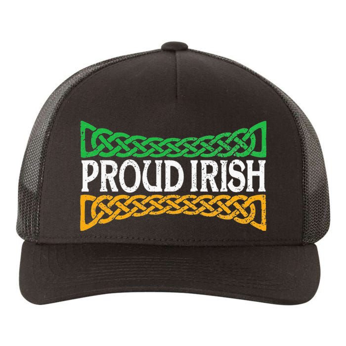 Proud Irish St. Patrick's Day Colorful Celtic Pride Yupoong Adult 5-Panel Trucker Hat