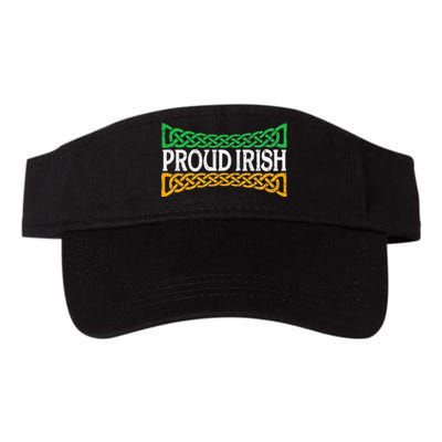 Proud Irish St. Patrick's Day Colorful Celtic Pride Valucap Bio-Washed Visor