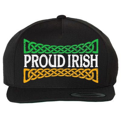 Proud Irish St. Patrick's Day Colorful Celtic Pride Wool Snapback Cap