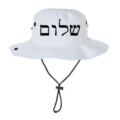 Peace Israeli Style Shalom Hebrew Calligraphy Shabbat Shalom Bucket Hat