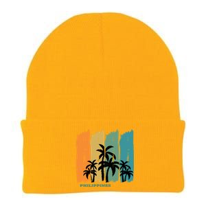 Palms Island Southeast Asia Sun Souvenir Palawan Gift Knit Cap Winter Beanie