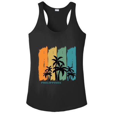 Palms Island Southeast Asia Sun Souvenir Palawan Gift Ladies PosiCharge Competitor Racerback Tank