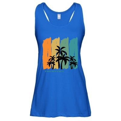 Palms Island Southeast Asia Sun Souvenir Palawan Gift Ladies Essential Flowy Tank