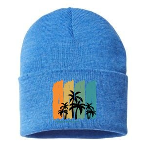 Palms Island Southeast Asia Sun Souvenir Palawan Gift Sustainable Knit Beanie