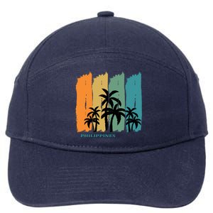 Palms Island Southeast Asia Sun Souvenir Palawan Gift 7-Panel Snapback Hat