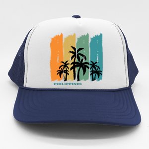 Palms Island Southeast Asia Sun Souvenir Palawan Gift Trucker Hat