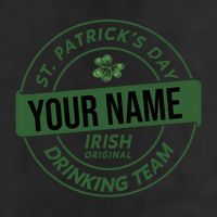 Personalized Irish Shirt Drinking Team 7 Panel Mesh Trucker Snapback Hat