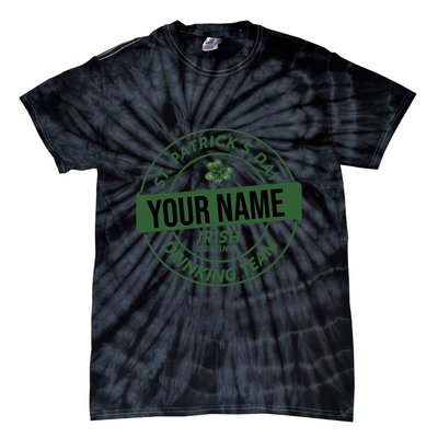 Personalized Irish Shirt Drinking Team Tie-Dye T-Shirt