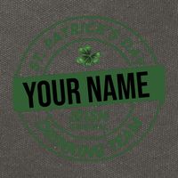 Personalized Irish Shirt Drinking Team Cotton Canvas Backpack