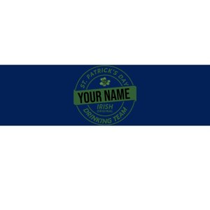 Personalized Irish Shirt Drinking Team Bumper Sticker