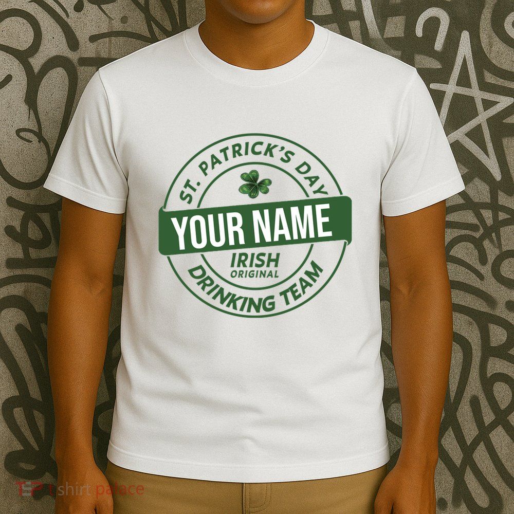 Personalized Irish Shirt Drinking Team T-Shirt
