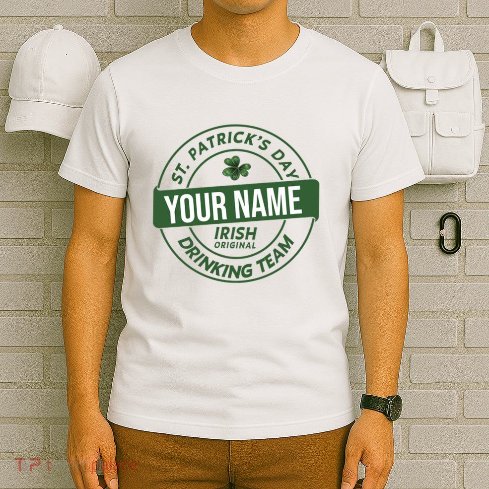 Personalized Irish Shirt Drinking Team T-Shirt
