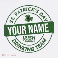 Personalized Irish Shirt Drinking Team T-Shirt