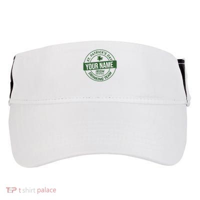Personalized Irish Shirt Drinking Team Adult Drive Performance Visor