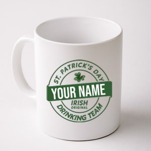 Personalized Irish Shirt Drinking Team Coffee Mug