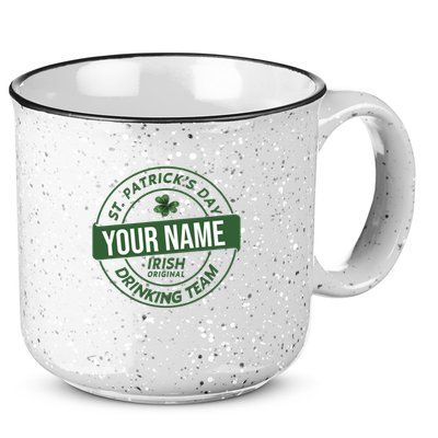 Personalized Irish Shirt Drinking Team 15oz Campfire Ceramic Mug