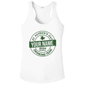 Personalized Irish Shirt Drinking Team Ladies PosiCharge Competitor Racerback Tank