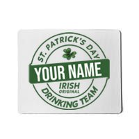 Personalized Irish Shirt Drinking Team Mousepad