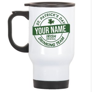 Personalized Irish Shirt Drinking Team Stainless Steel Travel Mug