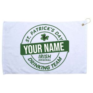 Personalized Irish Shirt Drinking Team Grommeted Golf Towel