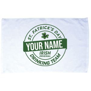 Personalized Irish Shirt Drinking Team Microfiber Hand Towel