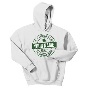 Personalized Irish Shirt Drinking Team Kids Hoodie