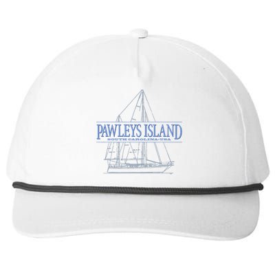 Pawleys Island South Carolina Sailing Souvenir Snapback Five-Panel Rope Hat