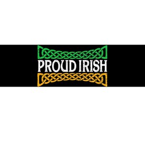 Proud Irish St. Patrick's Day Colorful Celtic Pride Bumper Sticker