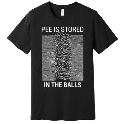 Pee Is Stored In The Balls Premium T-Shirt