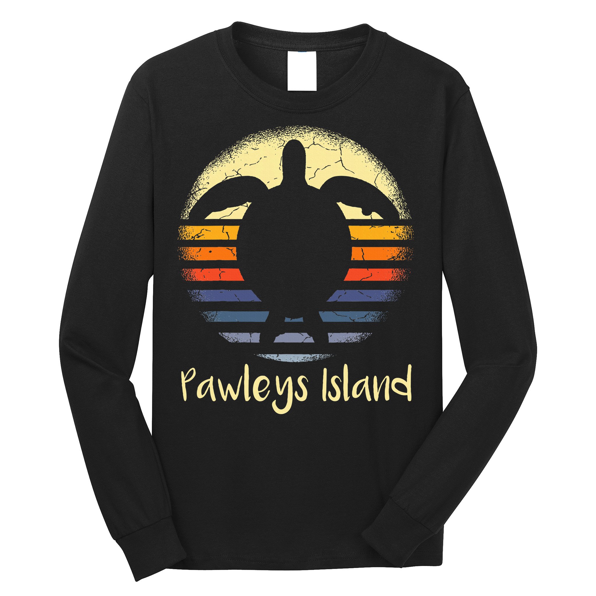 Pawleys Island South Carolina Sc Loggerhead Sea Turtle Lover Long Sleeve Shirt
