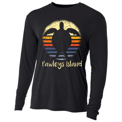 Pawleys Island South Carolina Sc Loggerhead Sea Turtle Lover Cooling Performance Long Sleeve Crew