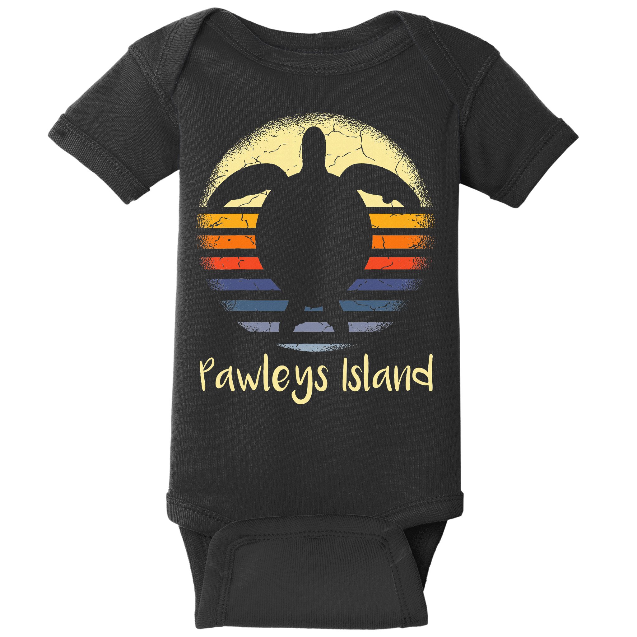 Pawleys Island South Carolina Sc Loggerhead Sea Turtle Lover Baby Bodysuit