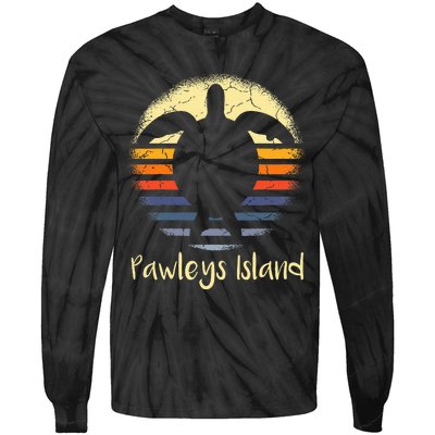 Pawleys Island South Carolina Sc Loggerhead Sea Turtle Lover Tie-Dye Long Sleeve Shirt