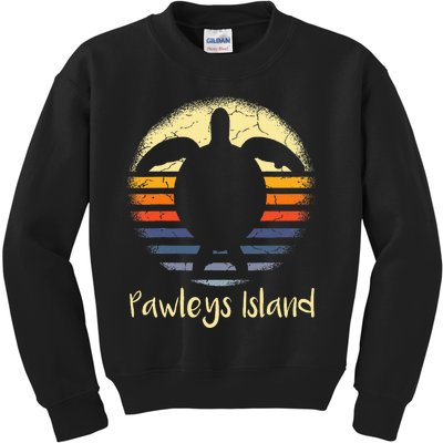 Pawleys Island South Carolina Sc Loggerhead Sea Turtle Lover Kids Sweatshirt